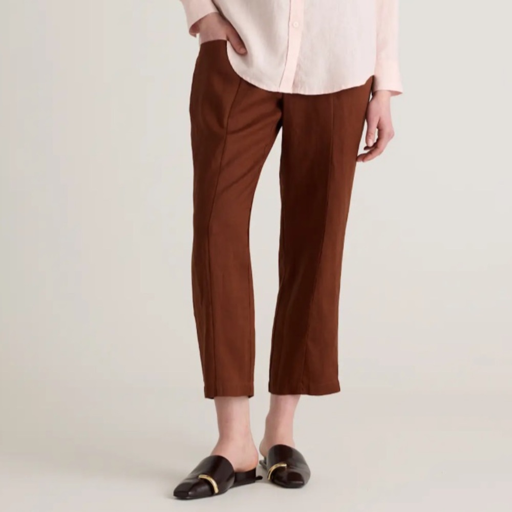 Quince Linen ankle pants